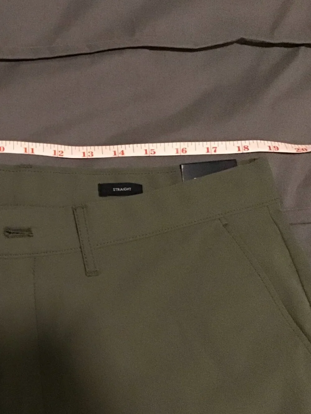 J.Crew Tech Chino Pants Men's 35x32 Olive Green Performance Stretch NWT